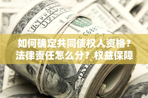 北京如何确定共同债权人资格？法律责任怎么分？权益保障技巧揭秘！