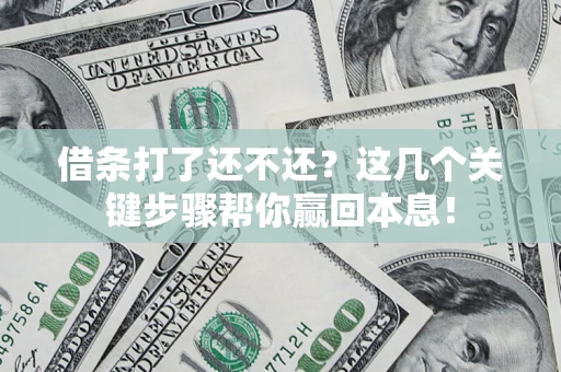 北京借条打了还不还？这几个关键步骤帮你赢回本息！
