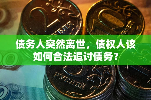 北京债务人突然离世，债权人该如何合法追讨债务？