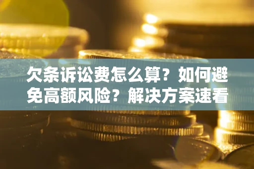 北京欠条诉讼费怎么算？如何避免高额风险？解决方案速看！