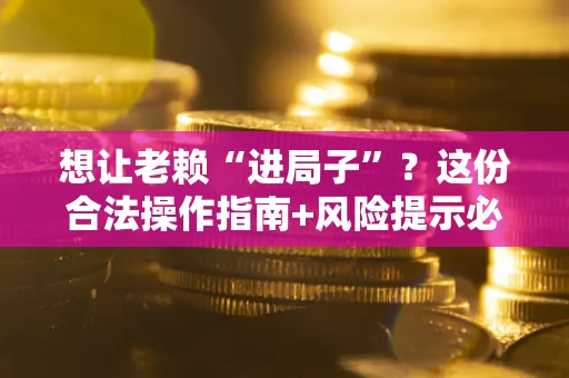 北京想让老赖“进局子”？这份合法操作指南+风险提示必须看！