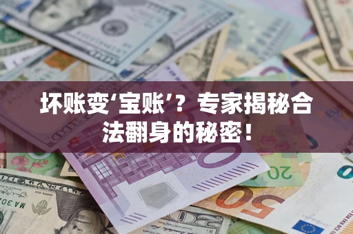 北京坏账变‘宝账’？专家揭秘合法翻身的秘密！
