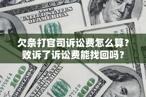 北京欠条打官司诉讼费怎么算？败诉了诉讼费能找回吗？