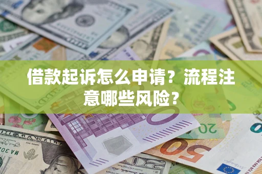 北京借款起诉怎么申请？流程注意哪些风险？