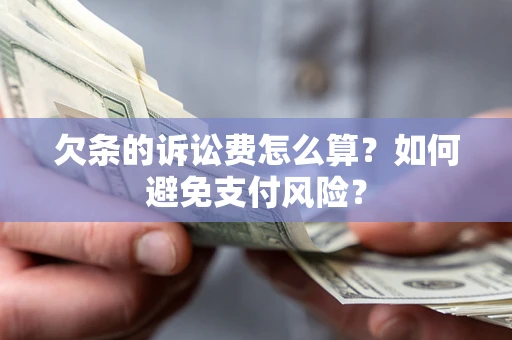 北京欠条的诉讼费怎么算？如何避免支付风险？